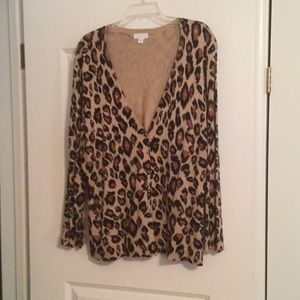 Charter Club leopard sweater